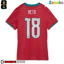 Ženske Nogometnih dresov Portugalska Pedro Neto #18 Domači SP 2026 Kratki rokavi